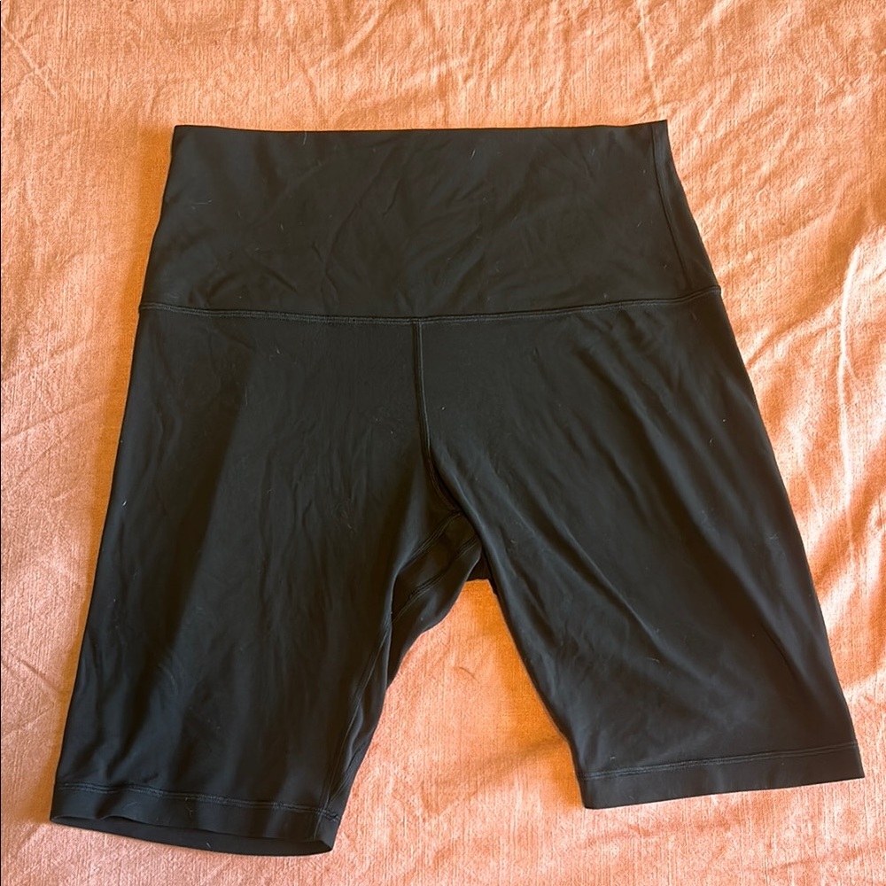 Women's Black High-Waisted Shorts